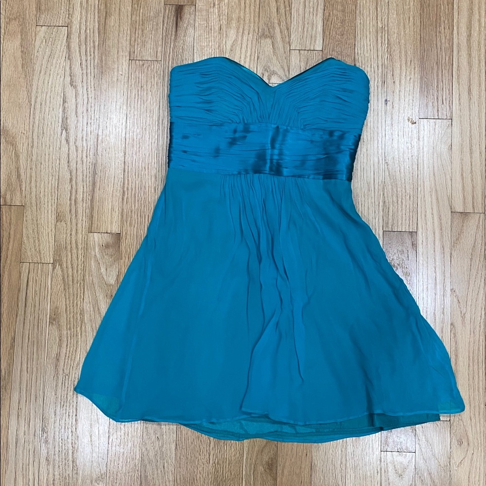 Laundry by Shelli Segal teal dress‎ - Picture 4 of 10